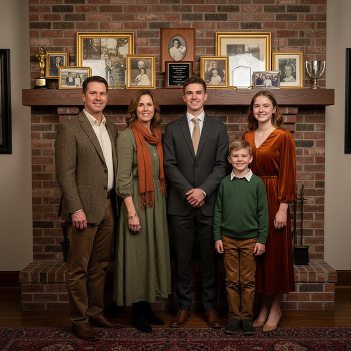 The Ellsworth family portrait